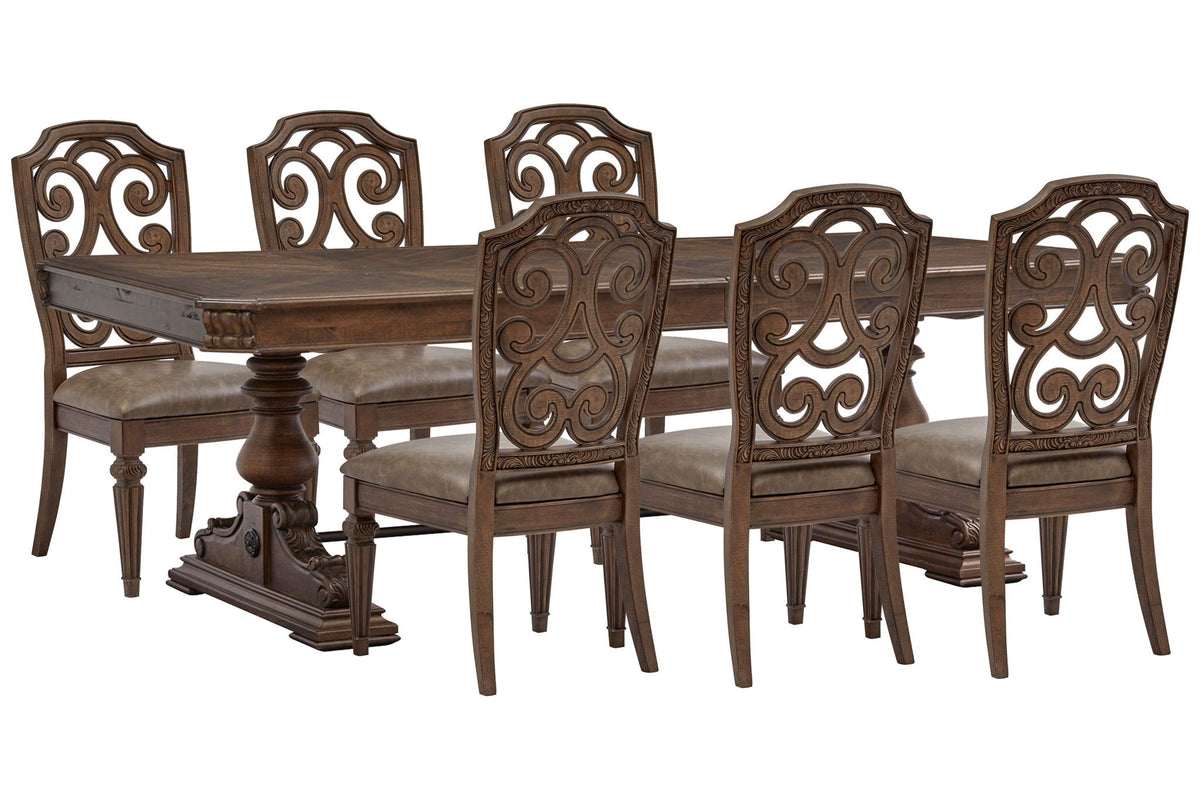 Durango - Extendable Trestle Dining Table Set