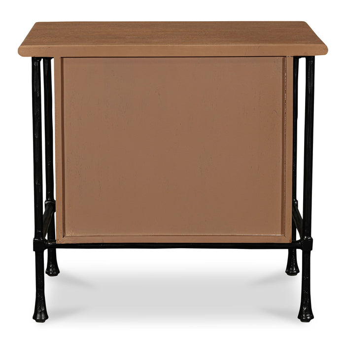 Rene - Accent Nightstand - Light Brown