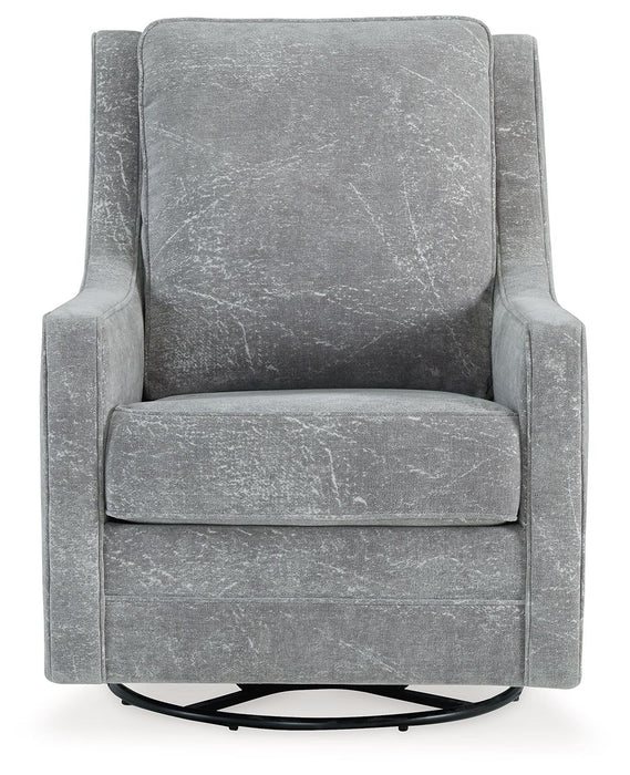 Kambria - Swivel Glider Accent Chair - Ash