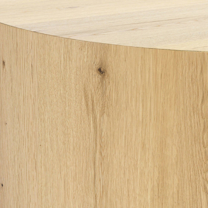 Layne - Round Coffee Table With Casters