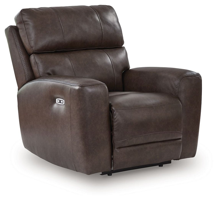 Crossplex - Power Recliner / Adjustable Headrest - Smoke