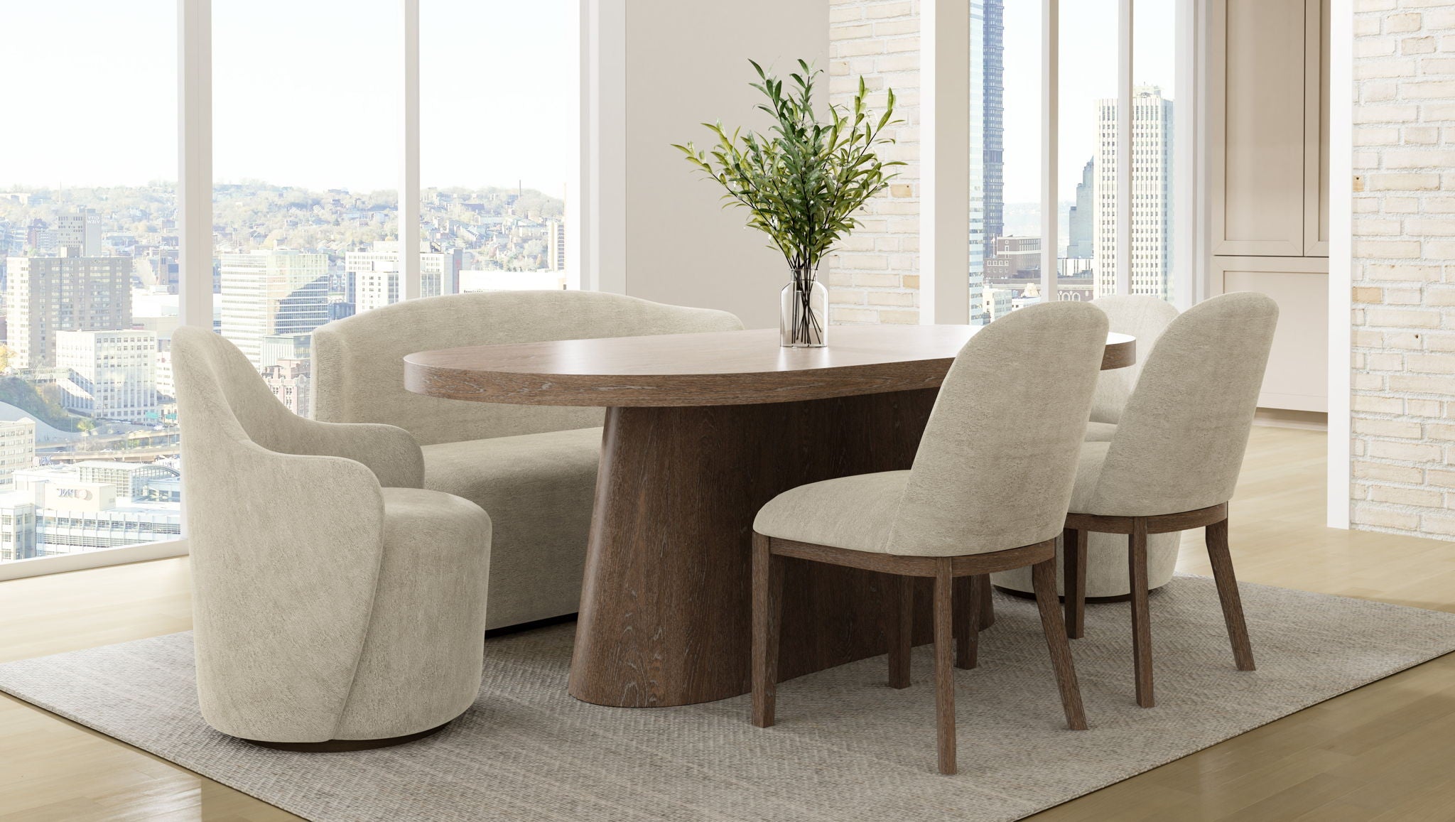 Trilogy - Banquette - Ivory