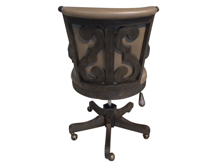 Bellamy - Fully Upholstered Desk Chair - Peppercorn