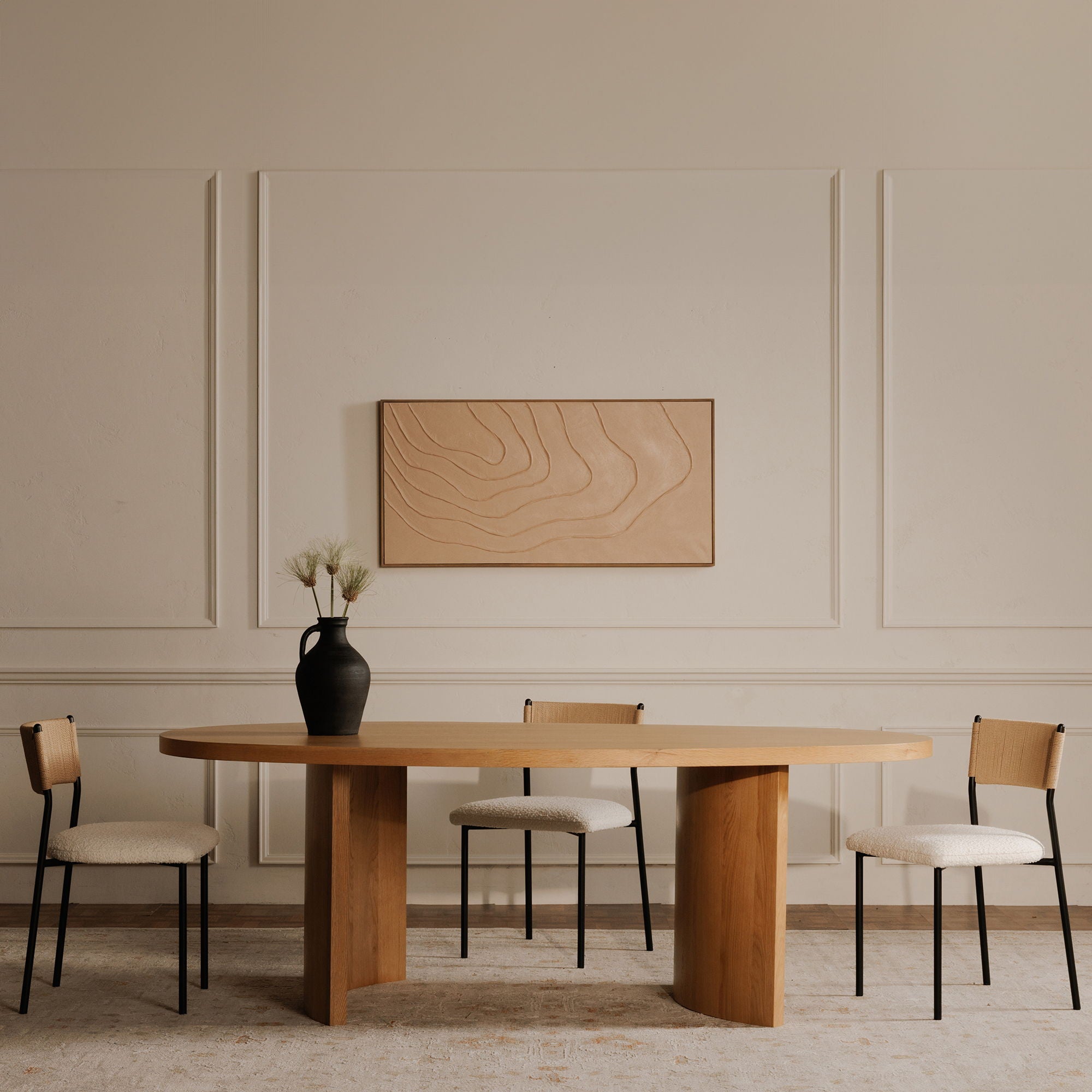 Umbria - Framed Painting - Light Brown