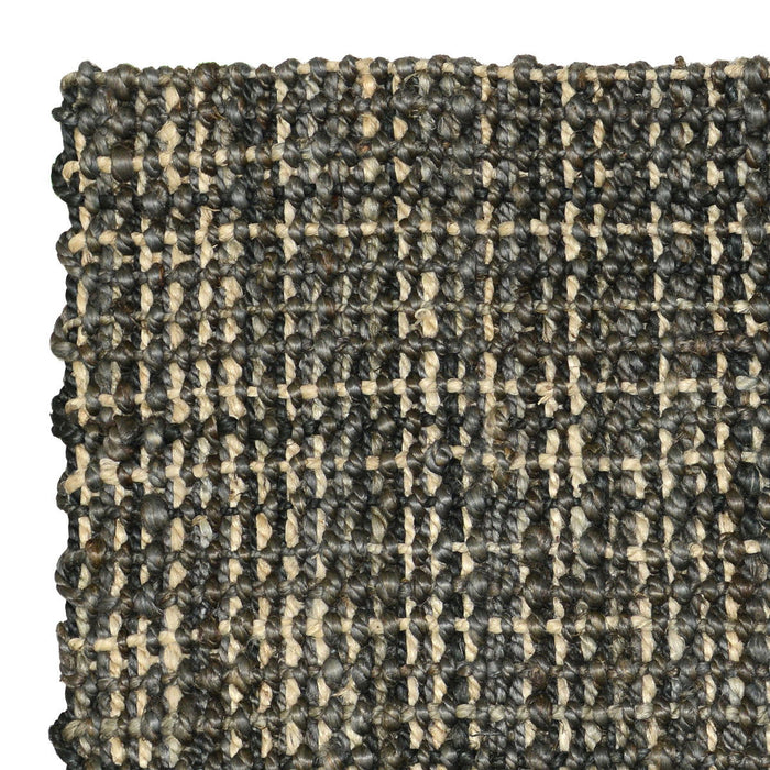 Jute Texture - 9' x 12' Boucle Rug - Gray