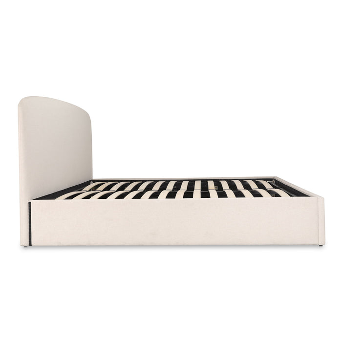 Joan - King Storage Bed - Cream