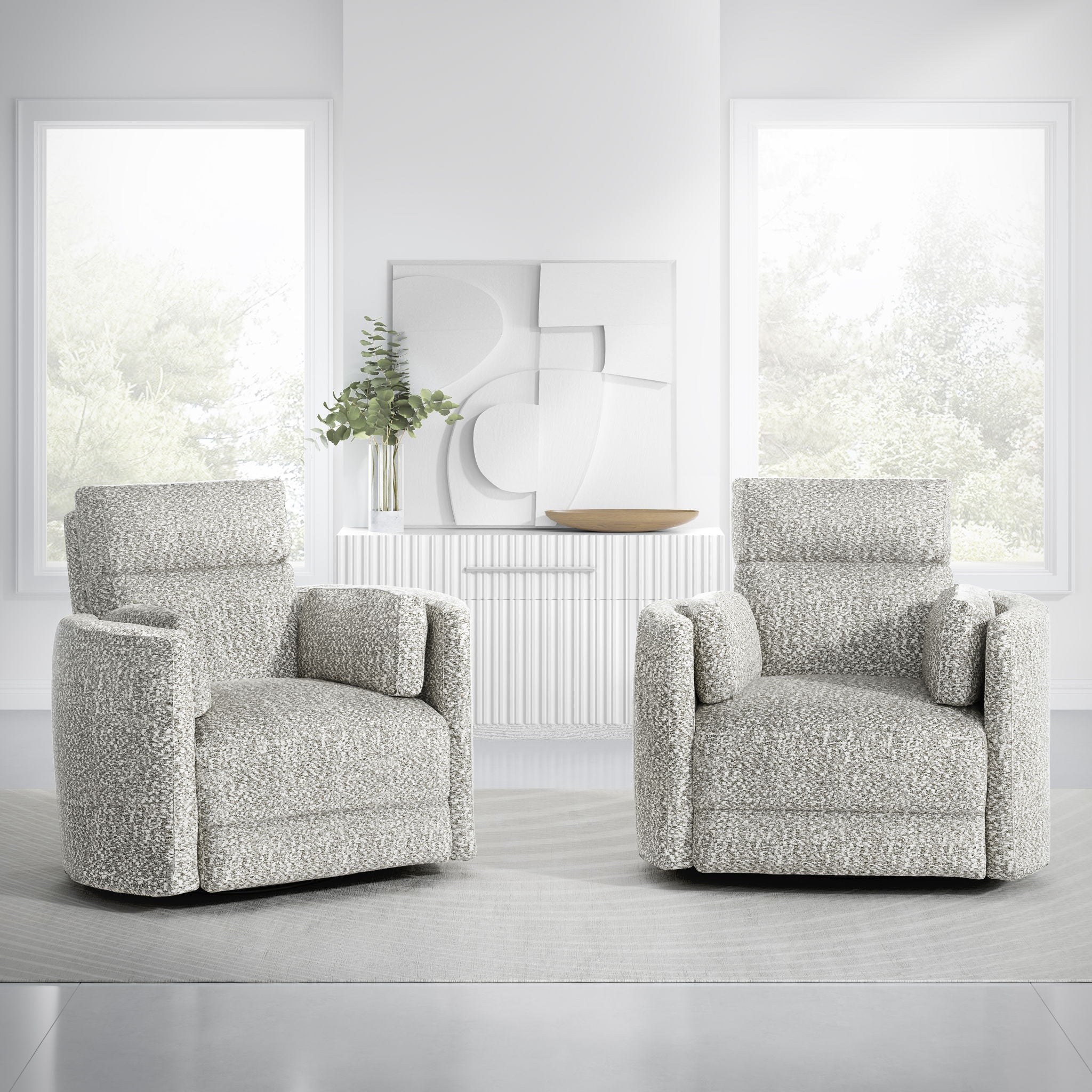 Radius - Power Swivel Glider Recliner (Set of 2)