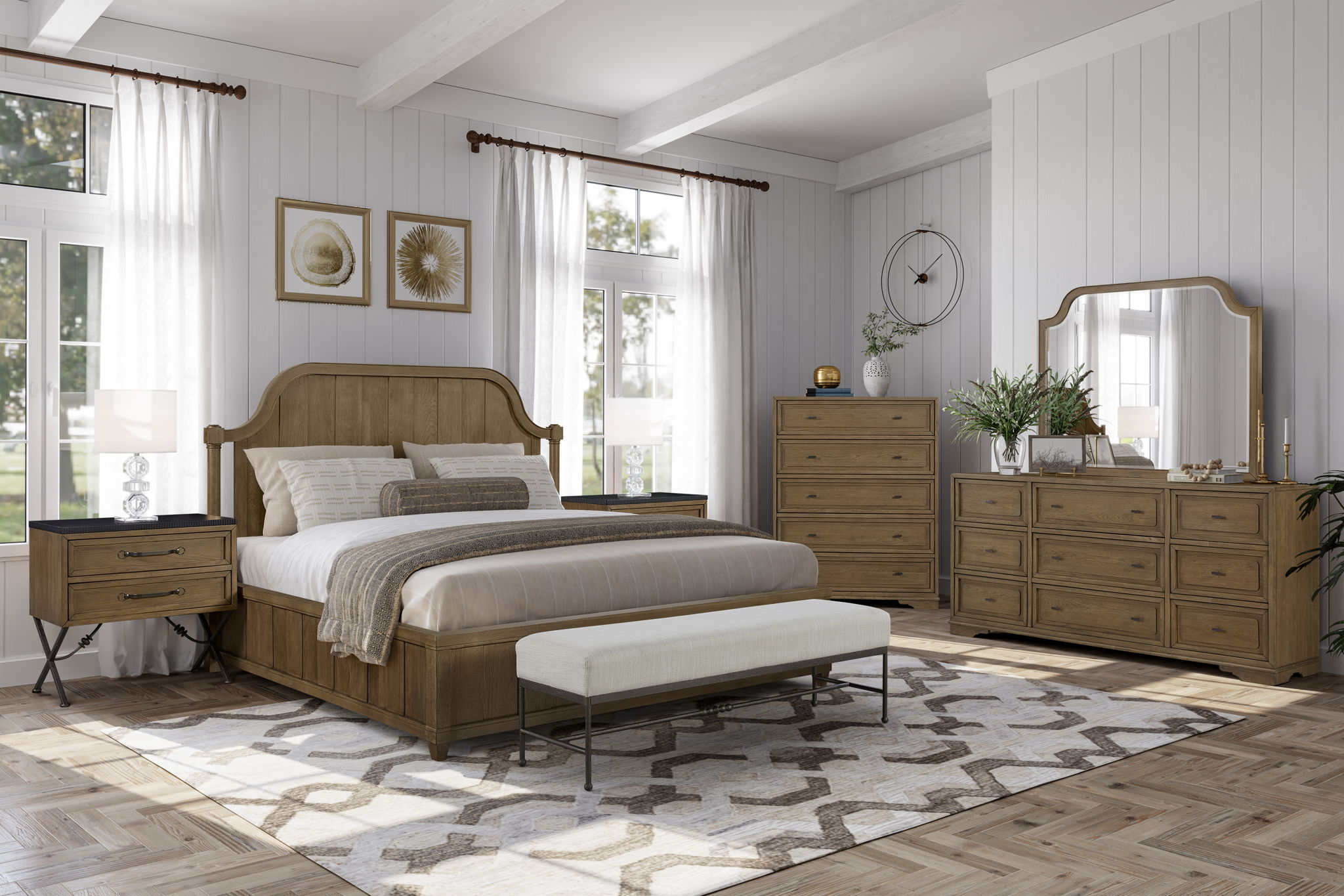 Tarrington - Shaped Landscape Mirror