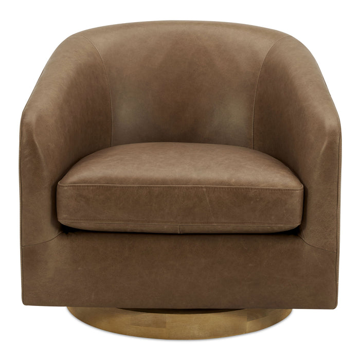 Oscy - Swivel Chair - Tan