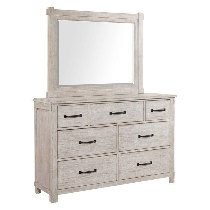 Scott - 7-Drawer Dresser With Mirror Set