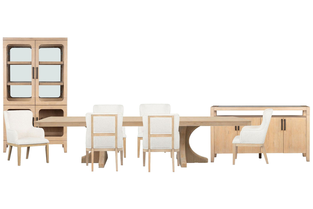 Somerset - Extendable Trestle Dining Table Set