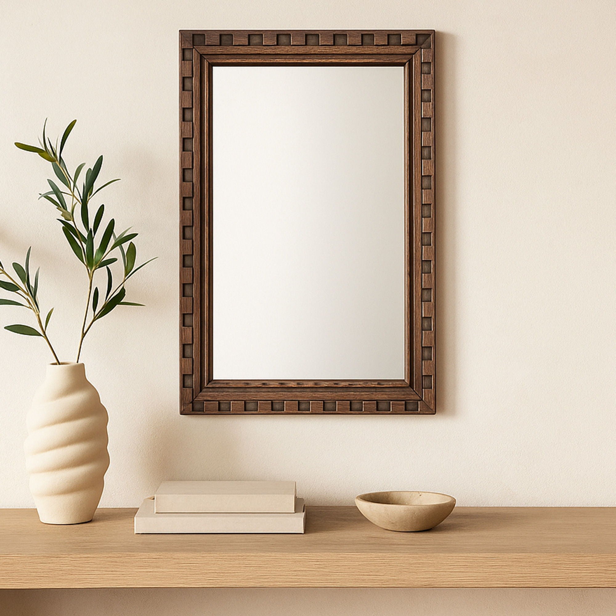 Holland - Mirror Large - Brown