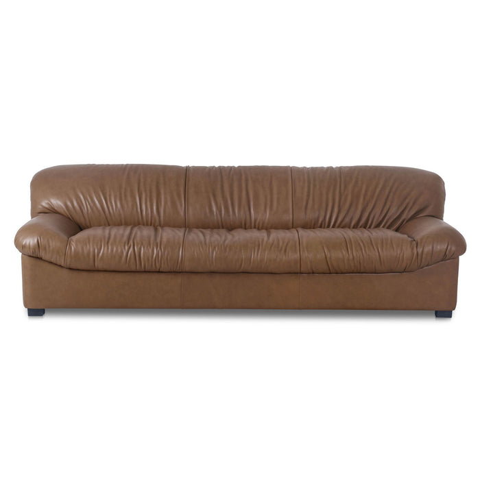 Halston - Stationary Sofa - Dark Brown