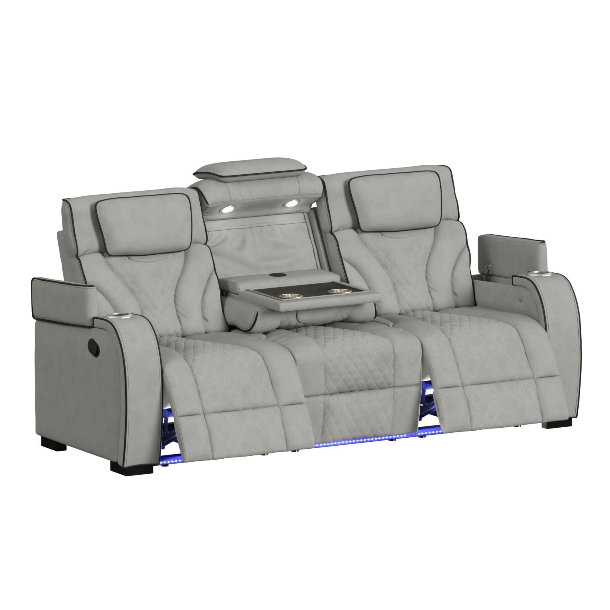 Blitz - Motion Sofa With DDT, Reading Light, Wireless Charger And LED