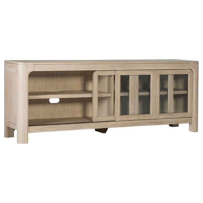 Solano - 71" 2-door TV Stand Media Console - Weathered Mango