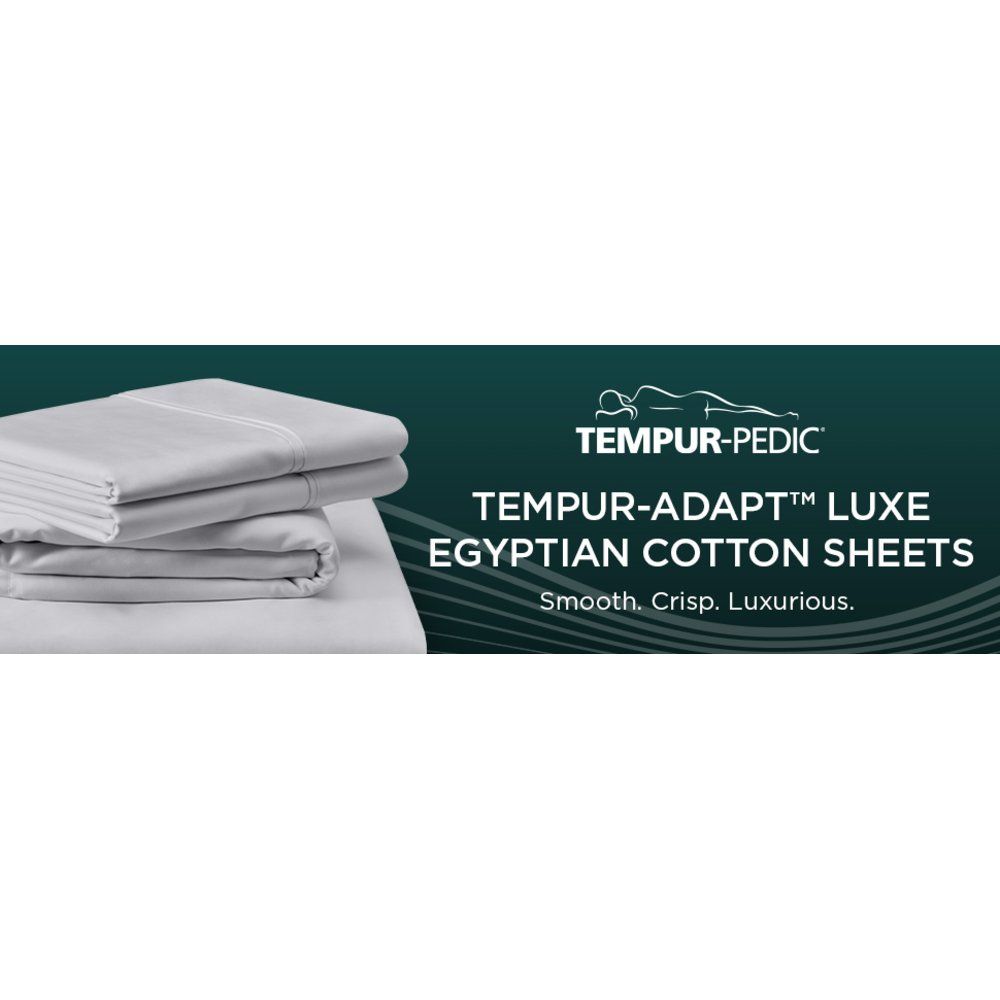 Tempur-Adapt - Tempur-Adapt Luxe Egyptian Cotton Sheets - Sleepy Blue