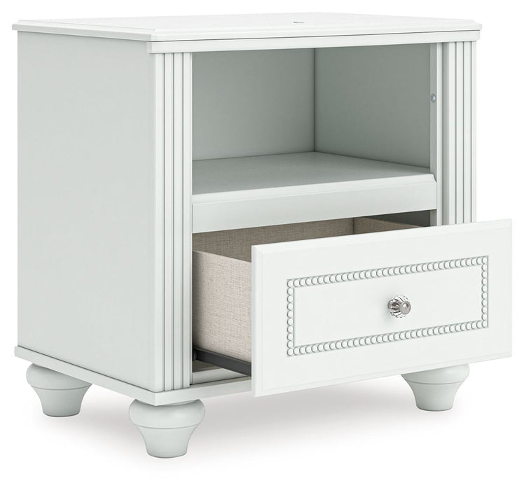 Kozlani - One Drawer Night Stand - White