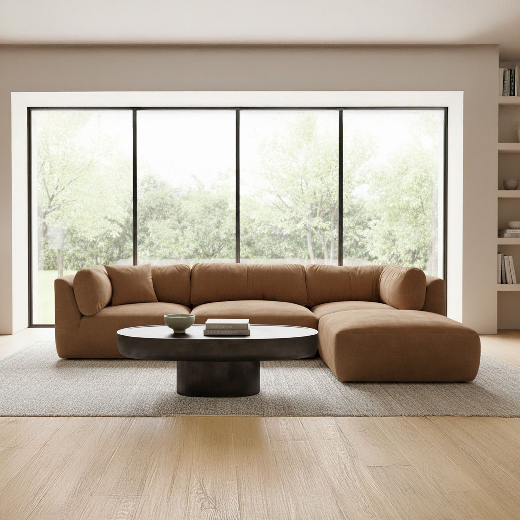 Matina - Slipper Chair - Taupe