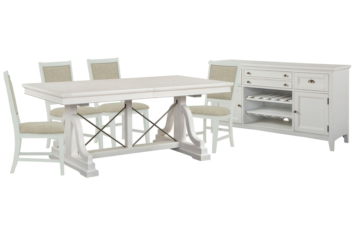 Heron Cove - Extendable Trestle Dining Table Set