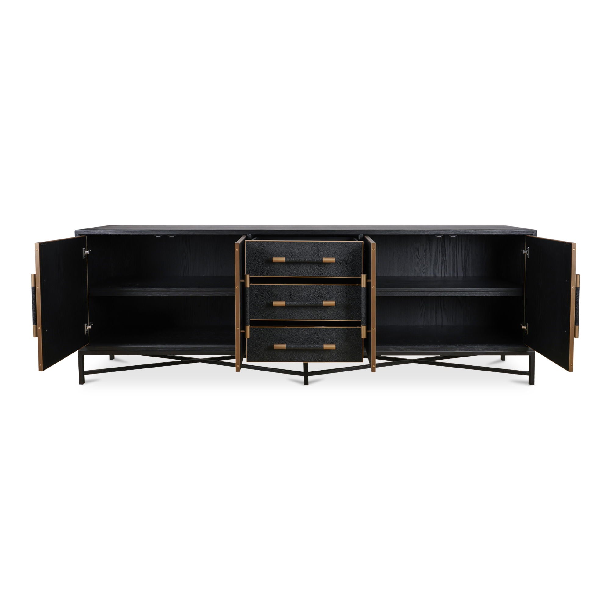 Mako - Large Sideboard - Black