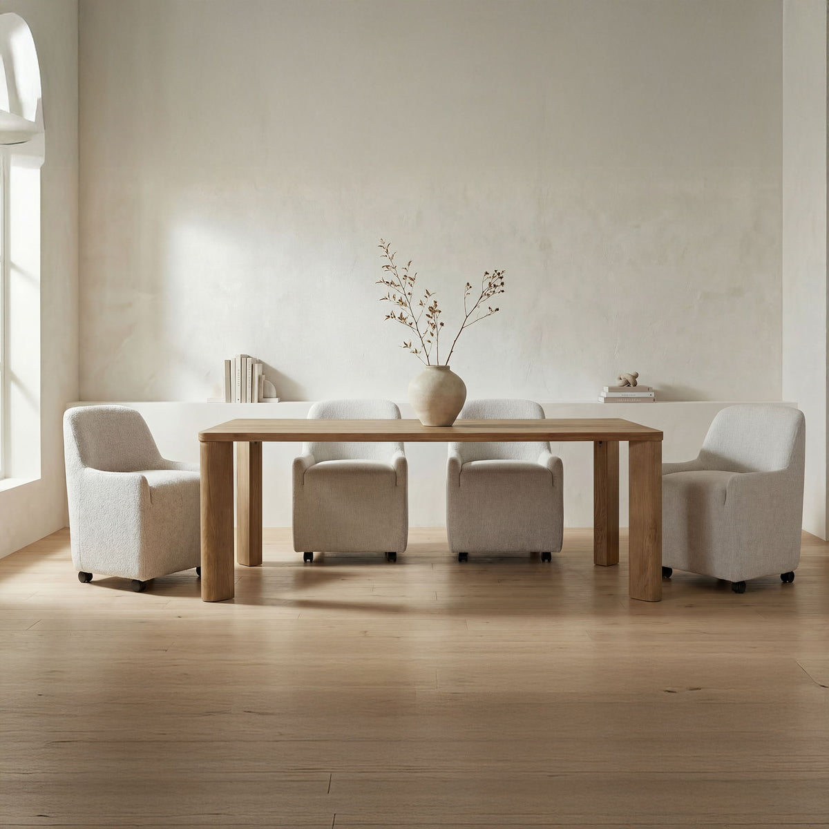 Segment - Large Dining Table - Dark Brown