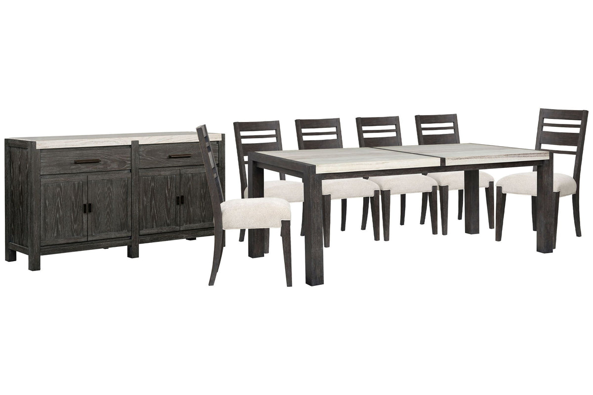 Plum Creek - 8 Piece Rectangular Dining Table Set