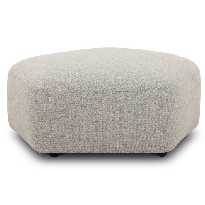 Playful - Ottoman With Casters - Canes Cobblestone
