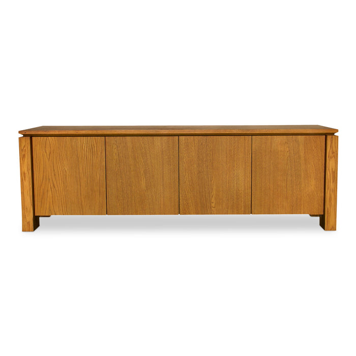 Brook - Media Unit - Country Oak