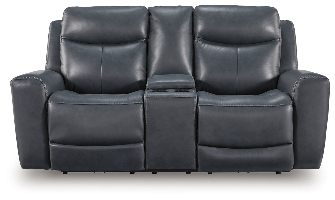 Next Move - Power Reclining Loveseat With Console / Adjustable Headrest