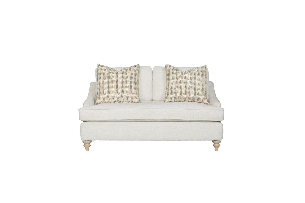 Citrus Heights - Loveseat With 2 Pillows - White