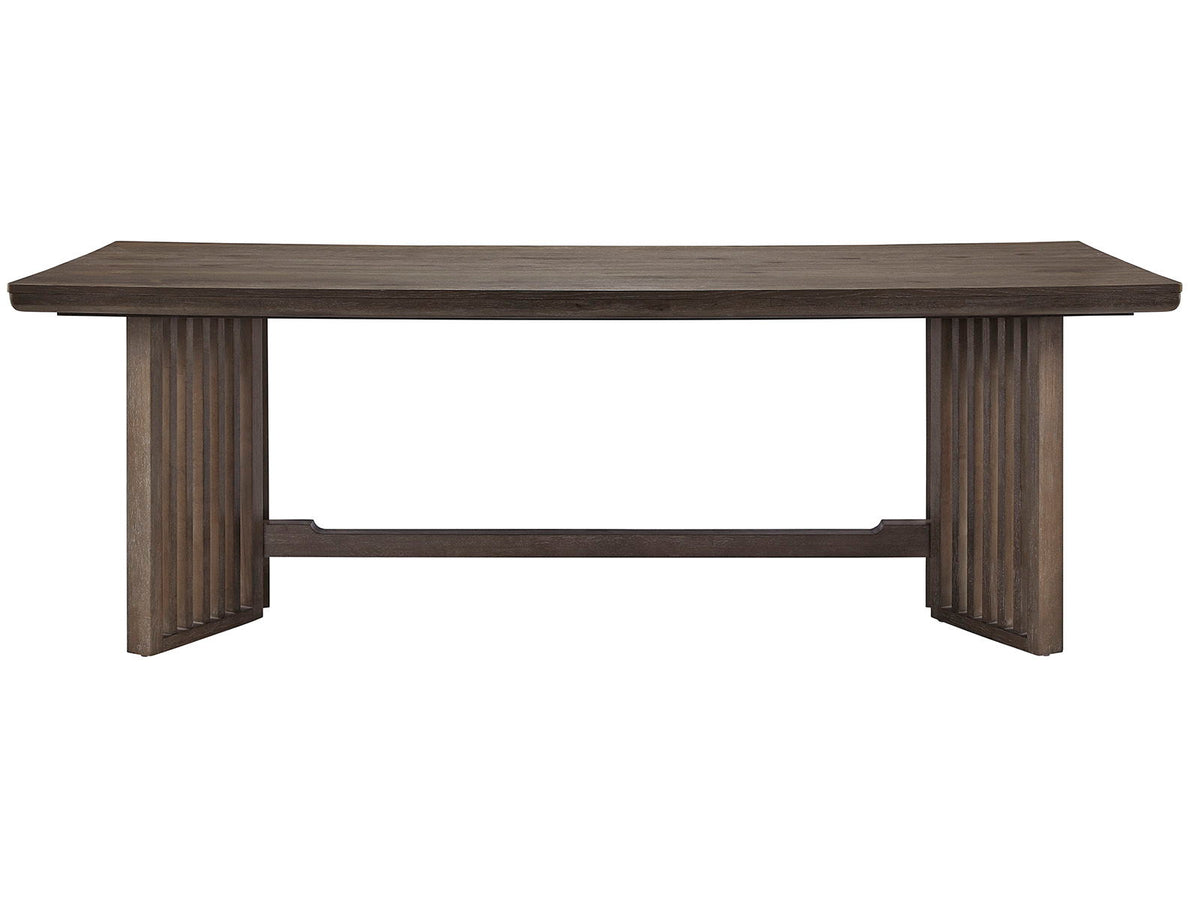 Kavanaugh - Trestle Dining Table - Weathered Kona Brown