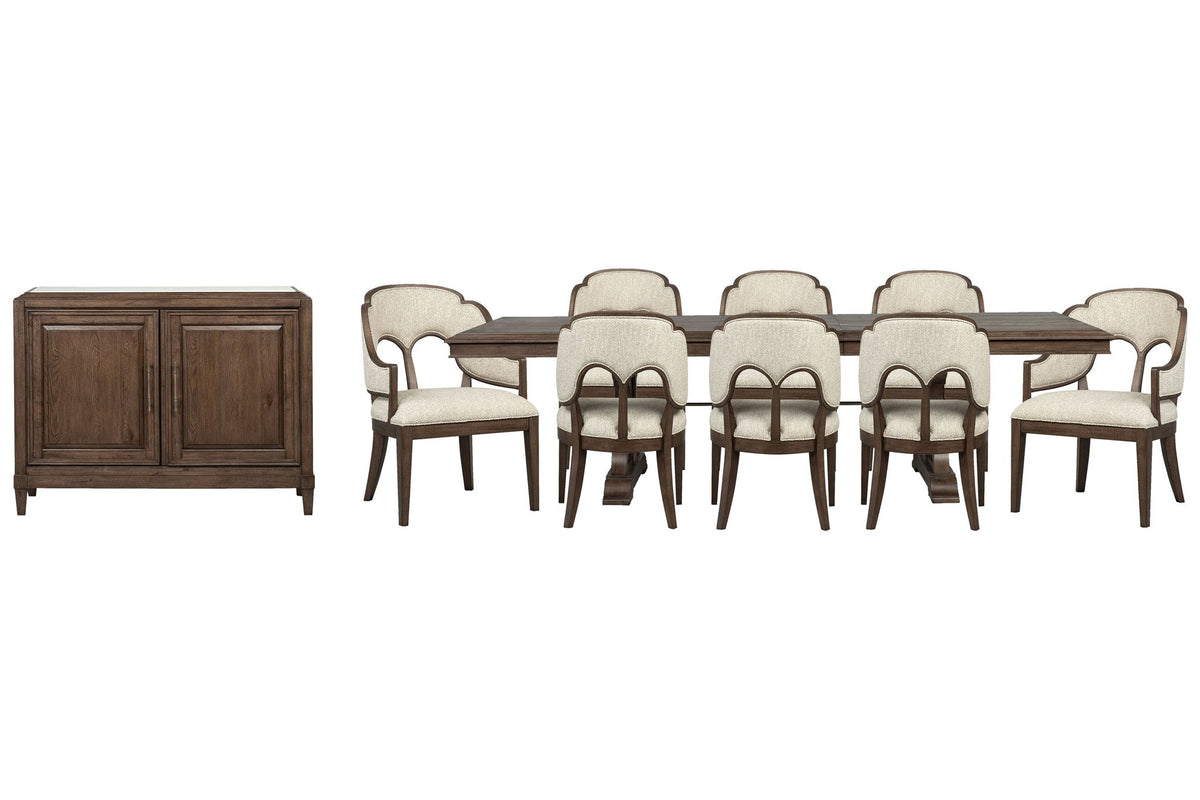 Jubilee - Extendable Trestle Dining Table Set