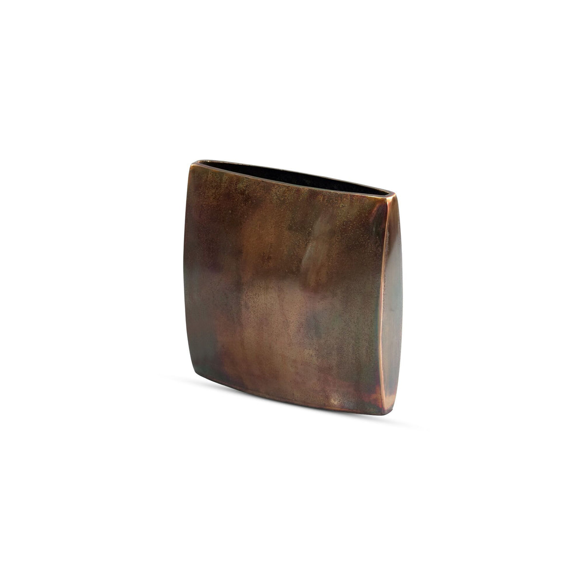 Laval - Cast Aluminum Vase - Burnished Copper