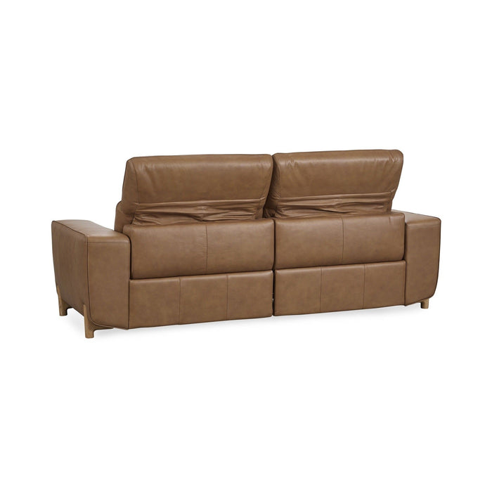 Kadon - Leather Power Recliner Sofa - Camel
