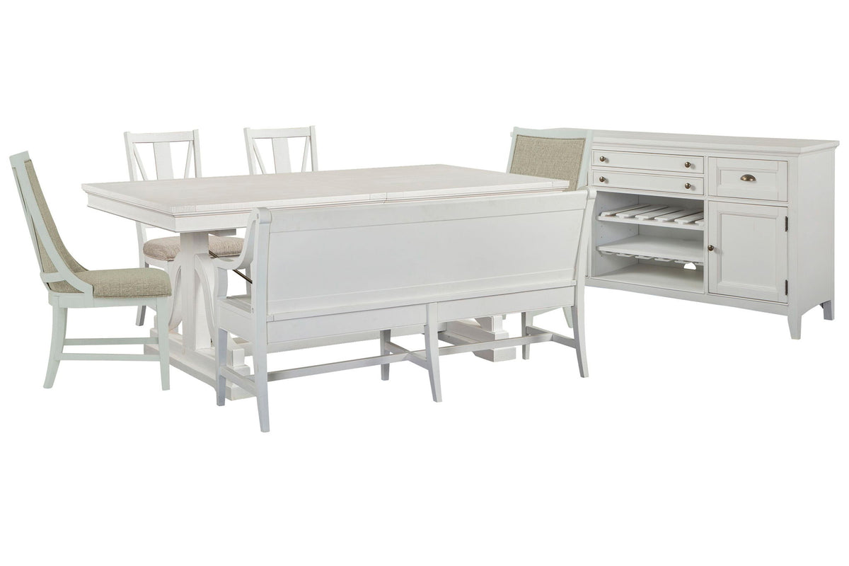 Heron Cove - Extendable Trestle Dining Table Set
