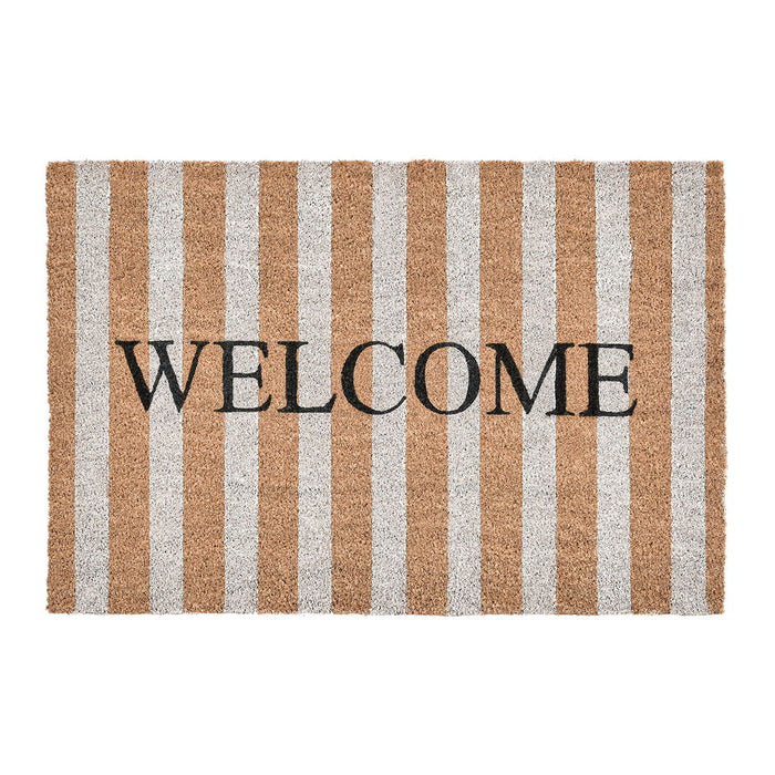 Doormats - Striped Welcome Doormat