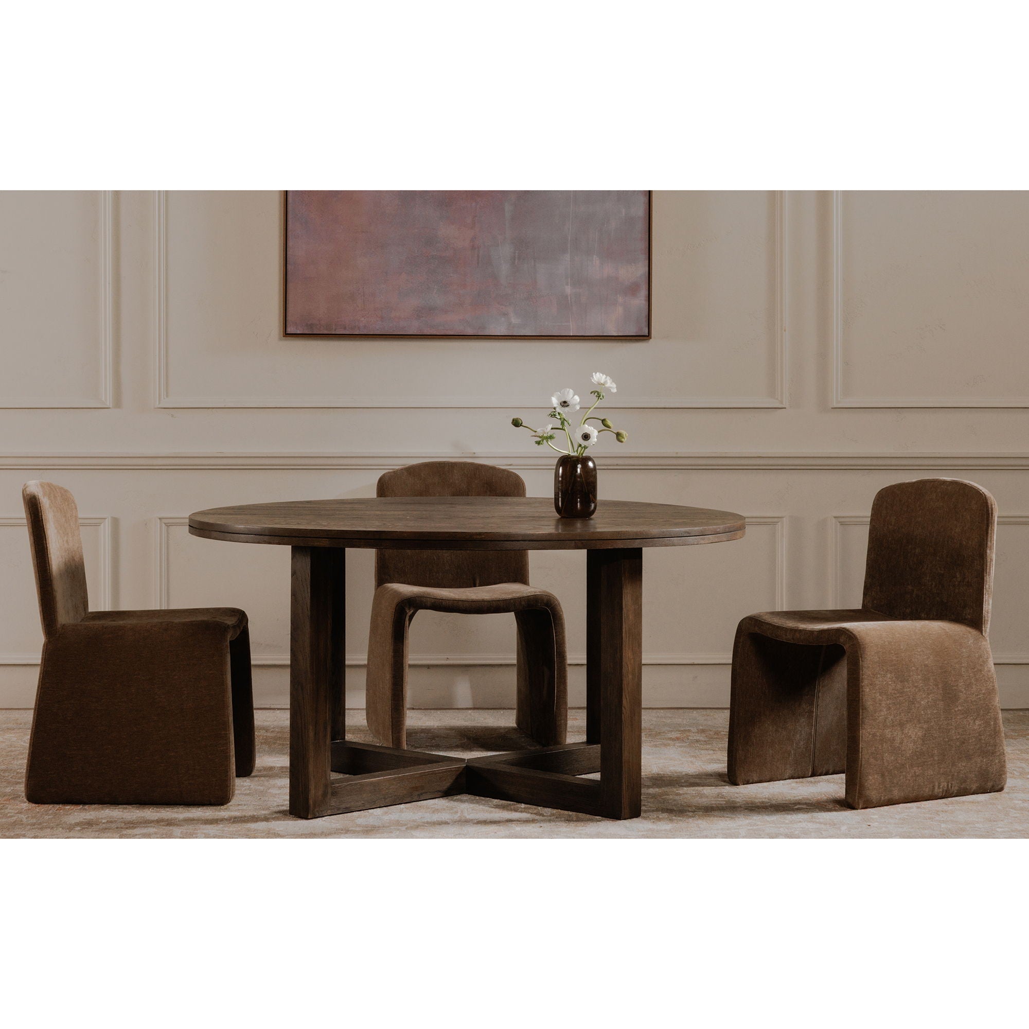 Ella - Side Chair - Light Brown