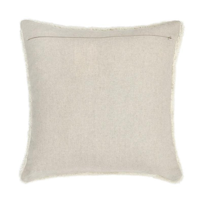 Renewed - 22" x 22" RN Mercer Pillow - Ivory