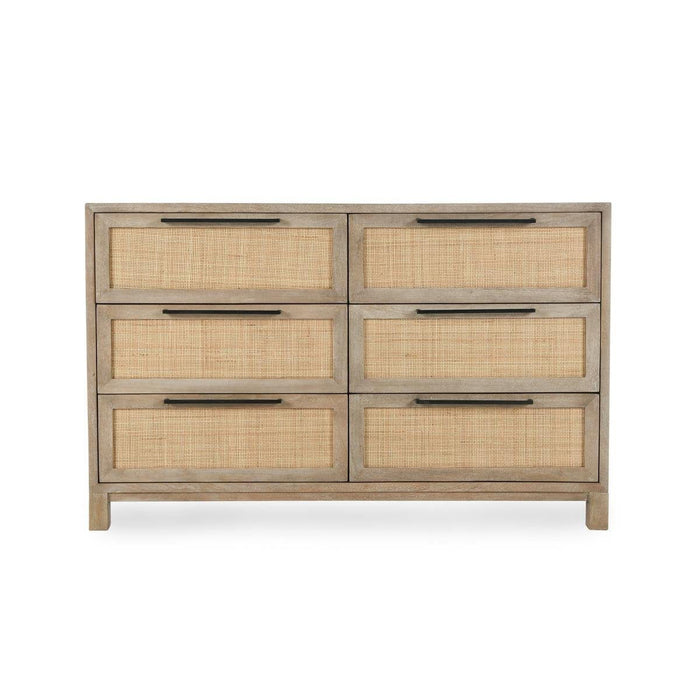 Jensen - 6 Drawer Dresser - Taupe