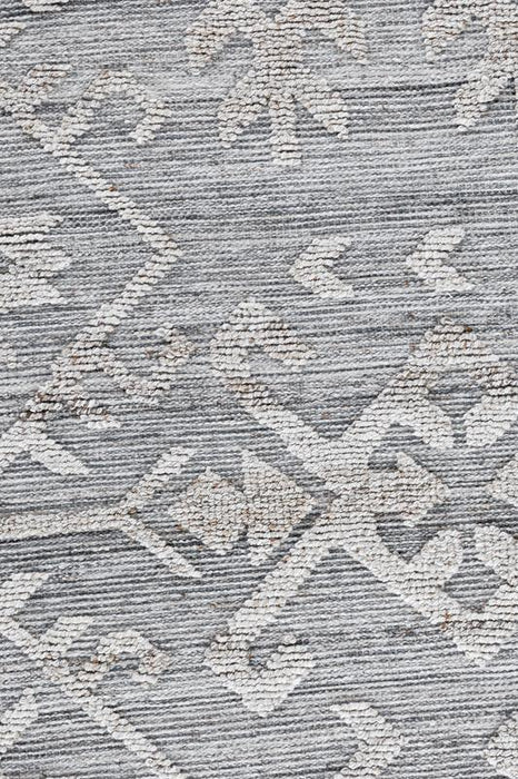 Mirage - 1' x 1' Indoor/Outdoor Tundra Rug - Gray Multi