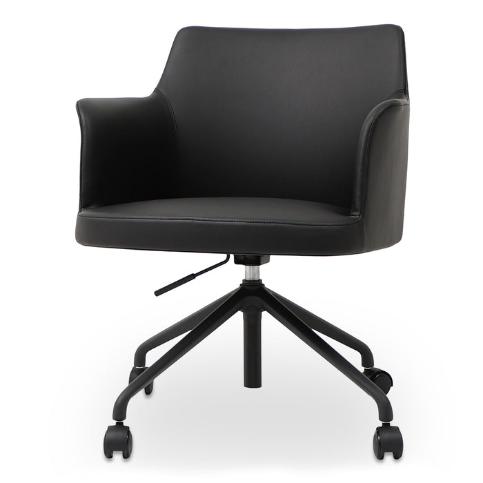 Morris - Office Chair PVC - Black