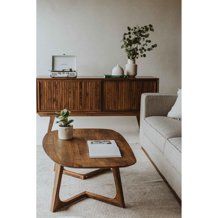 Godenza - Small Coffee Table - Natural Walnut