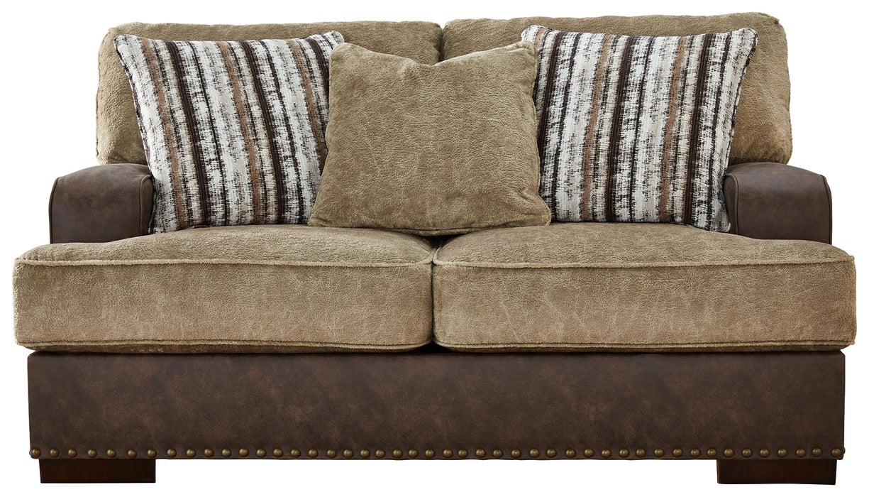 Alesbury - Chocolate - Loveseat