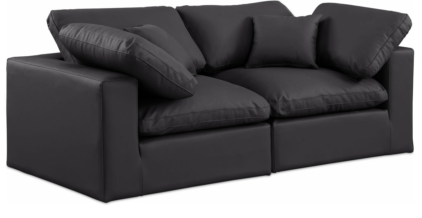 Comfy - Faux Leather Modular Sofa 2 Seats