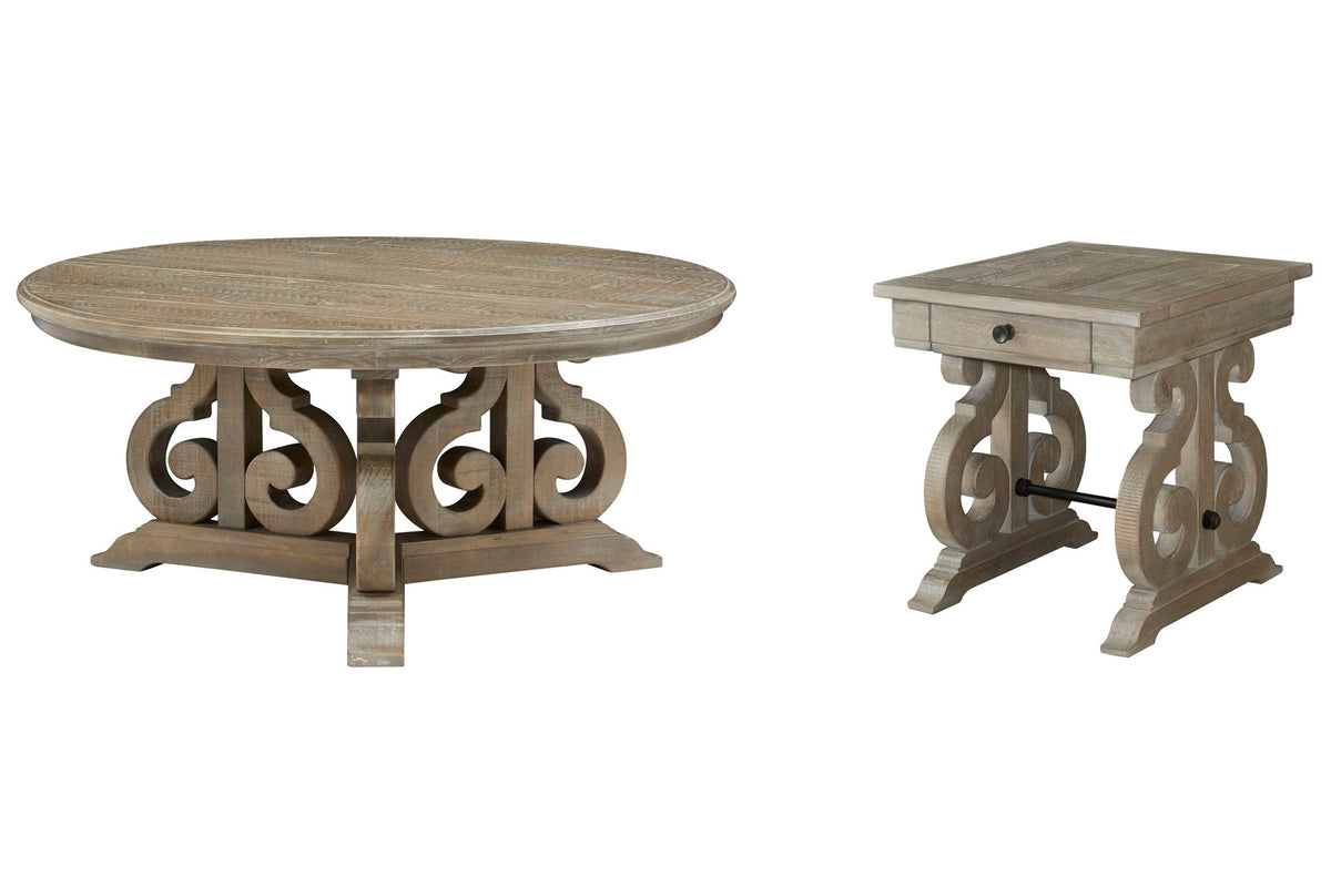 Tinley Park - Round Cocktail Table Set