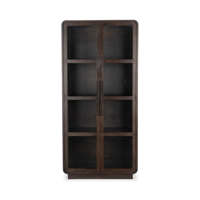 Rogers - Solid Wood Tall Cabinet - Brown