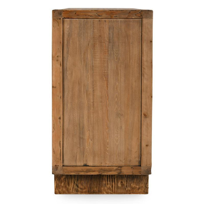 Bast - Pine Wood 4 Door Cabinet