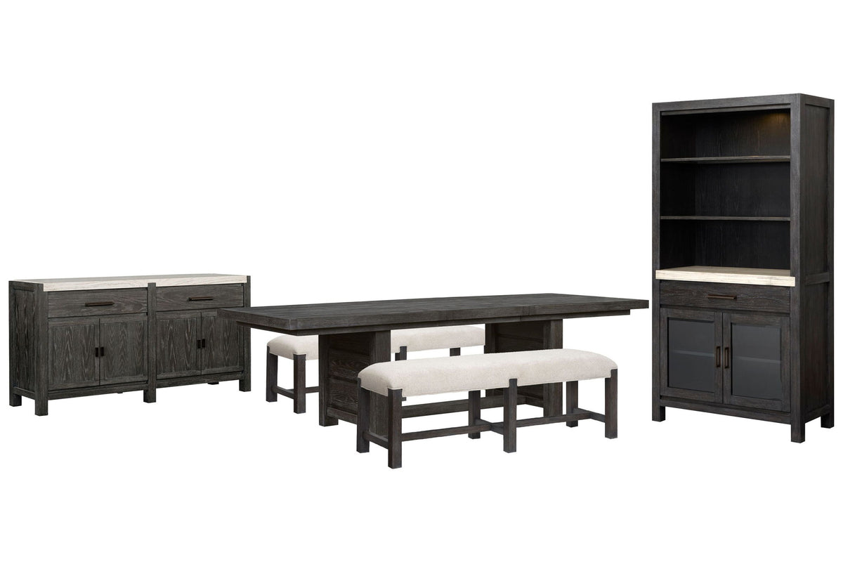 Plum Creek - Trestle Dining Table Set