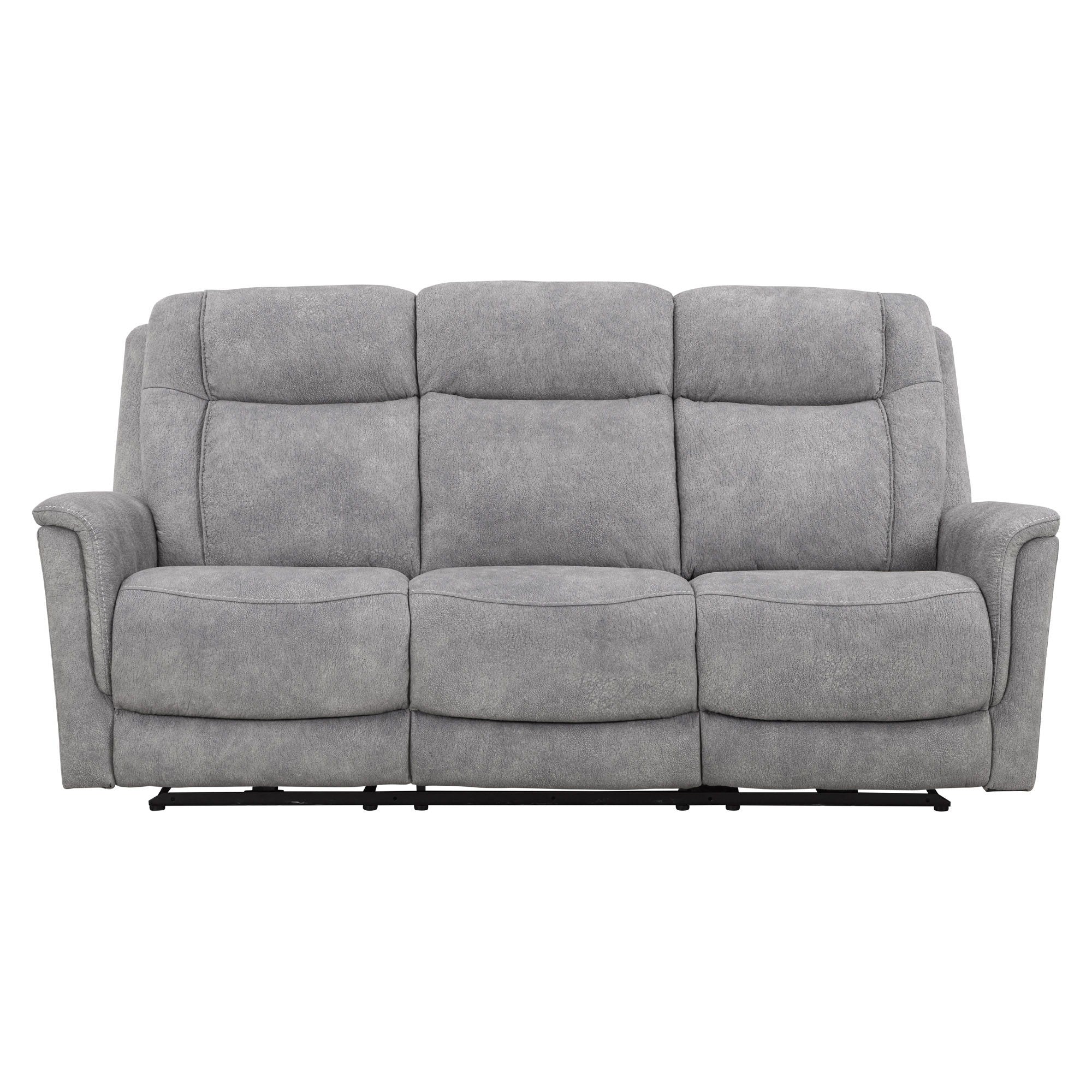 Linus - Zero Gravity Power Reclining Sofa - Hudson Gray