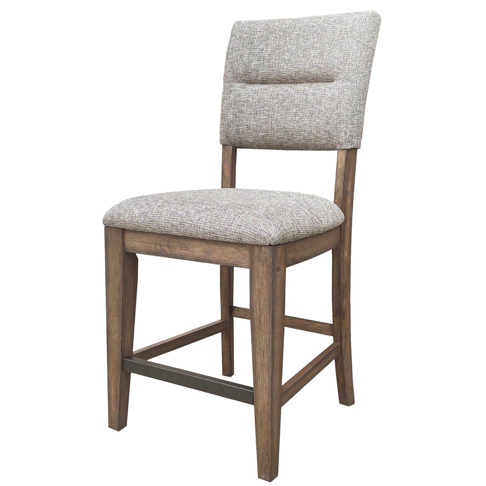 Cedar Fork - Dining Upholstered Fabric Counter Stool (Set of 2) - Smoked Arabica